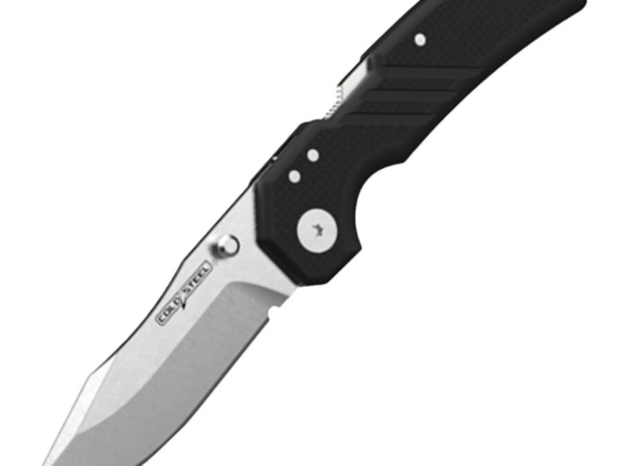 Cold Steel CSFL30DPLCS35 Engage  3" Folding Clip Point Plain Satin S35VN SS Blade/4.11" Black G10 Handle Includes Belt Clip