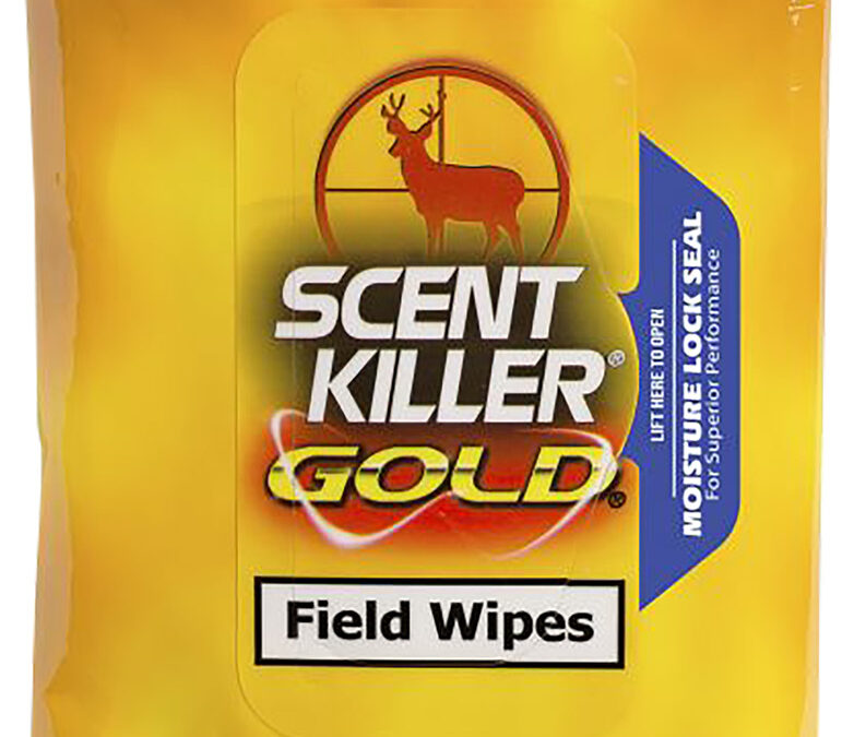 Wildlife Research 1295 Scent Killer Gold Field Wipes Odor Eliminator Wipes 24 Pack