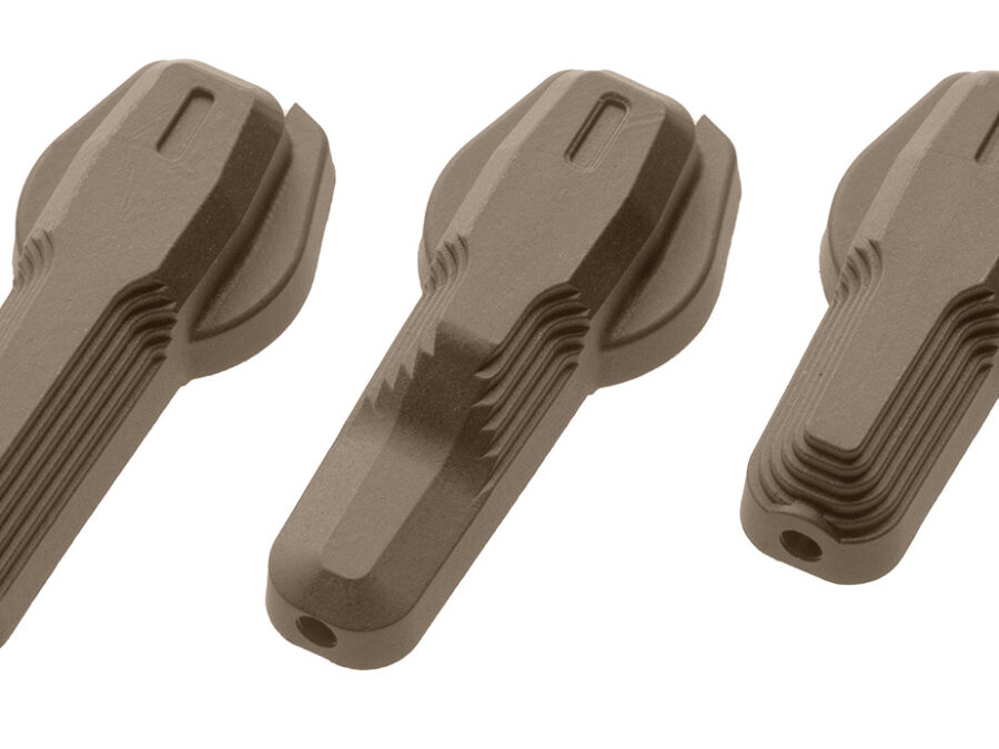 Magpul MAG1254-FDE ESK Safety Selector FDE Polymer/Steel, Ambi 60/90 Degree Options, Fits AR-Platform