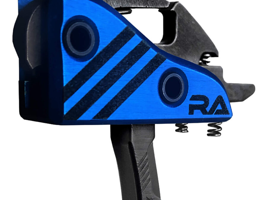 Rise Armament RA524DEFENSE Blitz Defense Single-Stage Hybrid with 4.50 lbs Draw Weight, Blue Housing & Black Trigger for AR-Platform, Includes Pins