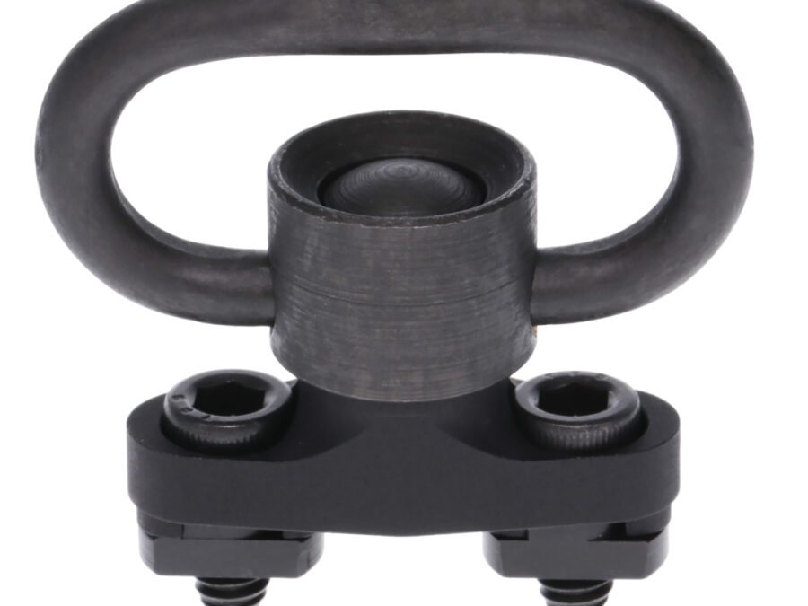 Rival Arms RARA92P4A QD Rail Mount Swivel  Recessed Button, Includes Swivel & Adapter, Fits M-LOK Rail