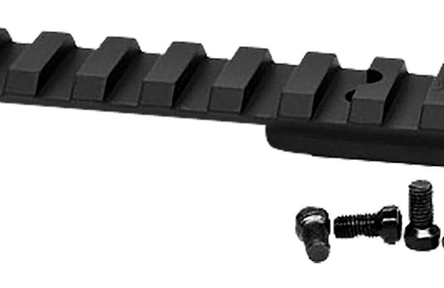 Warne V46815MOA Vapor Picatinny Rail Black Anodized Aluminum Savage 93/93R17/Mark II Rimfire "E", 15 MOA