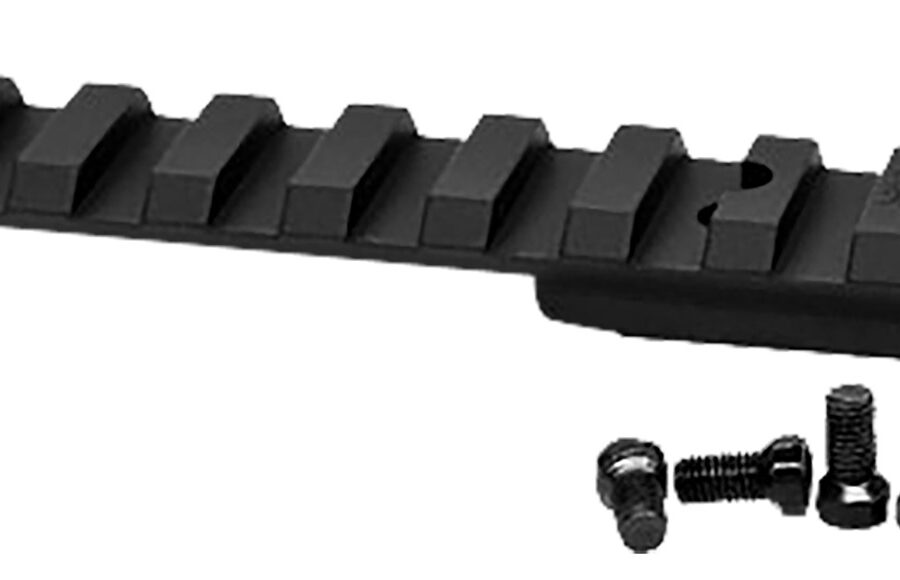Warne V48915MOA Vapor Picatinny Rail Black Anodized Aluminum Ruger American Rimfire, 15 MOA