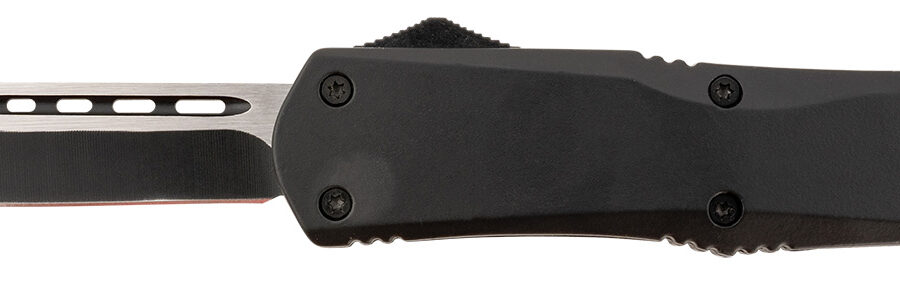 Steel River Knives T624BDP Spartan  3.75" Drop Point Black/Silver 440C SS Blade 5.5" Black Aluminum Zinc Alloy Handle