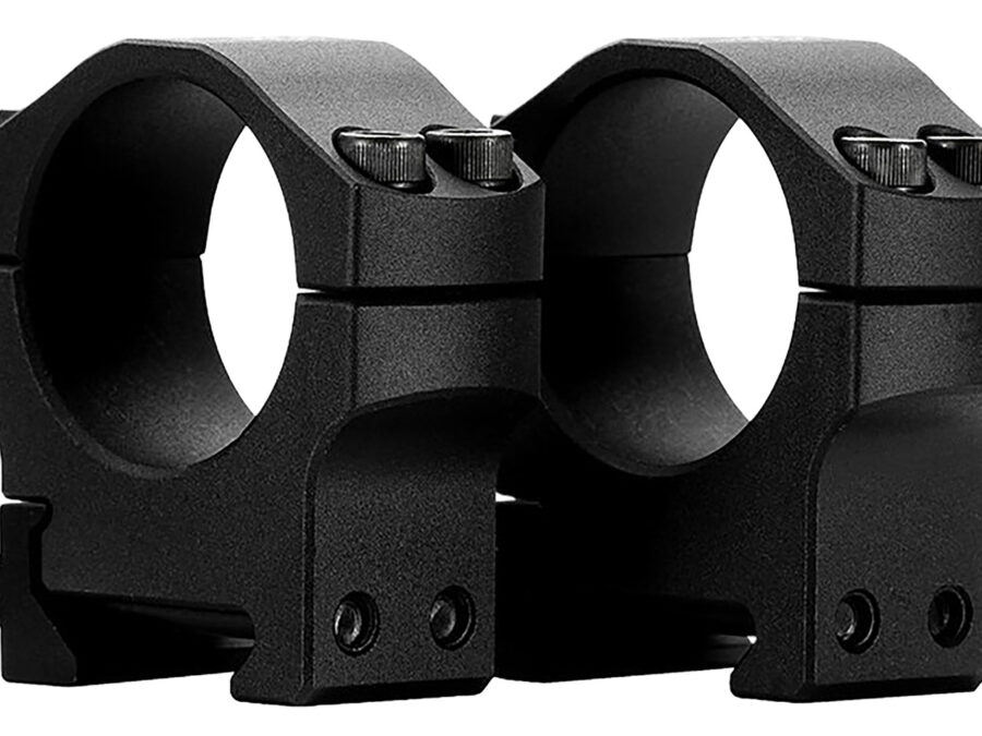 Mdt Sporting Goods Inc 103548BLK Premier Scope Ring Set Black Aluminum 34mm Tube, 1" Medium