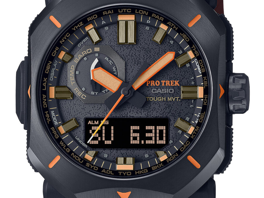 G-shock/vlc Distribution PRW6900YL5 Casio Pro Trek Black/Brown Size 145-215mm Features Digital Compass