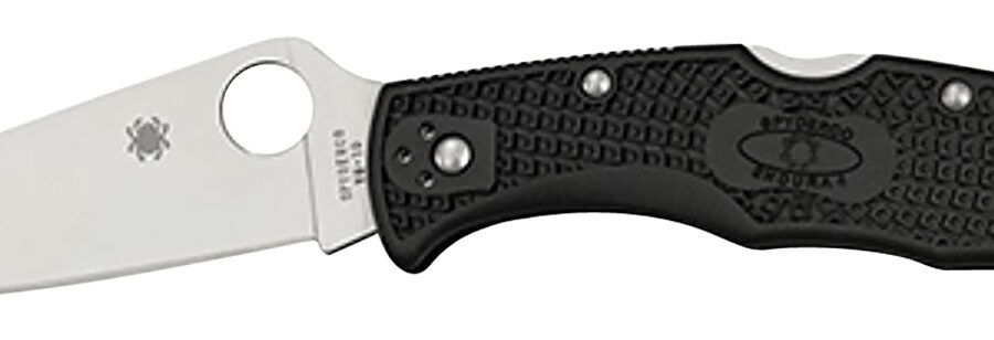 Spyderco C10FPBK Endura 4 Lightweight 3.75" Folding Plain Satin VG-10 SS Blade/Purple Bi-Directional Texturing FRN Handle Includes Pocket Clip