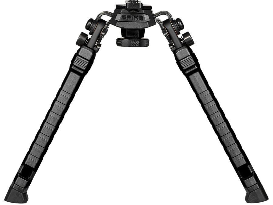 FAB Defense FXSPIKEMB Spike Tactical Bipod 7.09"- 9.88" Adj., Rotating & Tilting, Rubber Feet, Includes Leg Extensions, M-LOK Rail Compatible Black Polymer & Aluminum