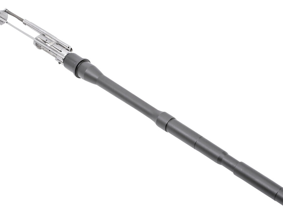 CMMG 22D7C6C Replacement Barrel Kit with Bolt Carrier Group, 22 LR 16.10" Threaded, Black Nitride Chromoly Steel, Fits AR-15/Mk4