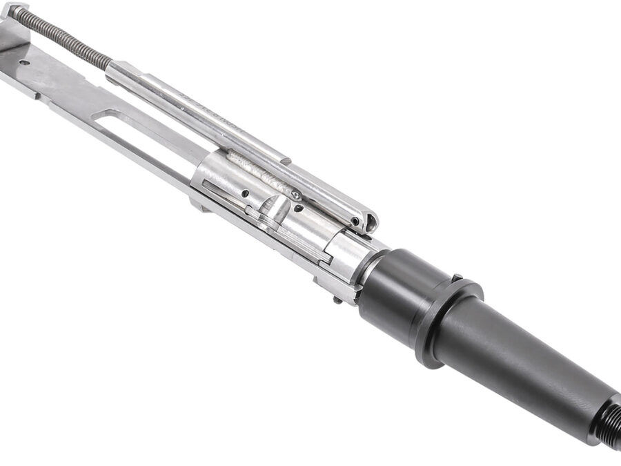 CMMG 22D5B6E Replacement Barrel Kit with Bolt Carrier Group, 22 LR 4.50" Threaded, Black Nitride Chromoly Steel, Fits AR-15/Mk4