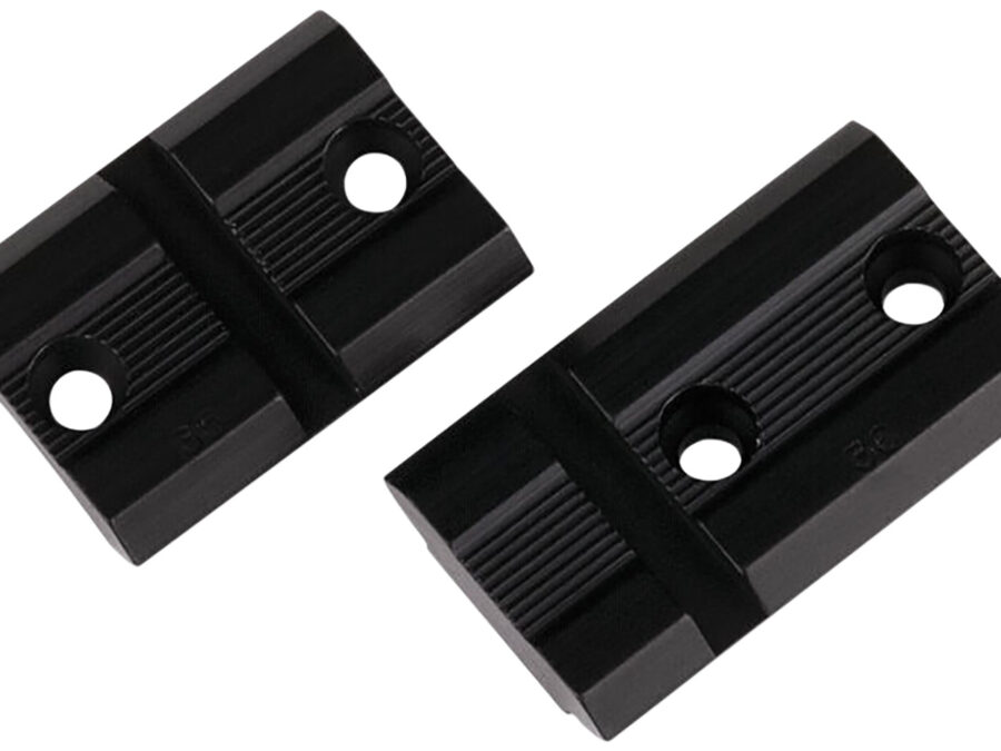 Weaver Mounts 48489 Top Mount Base Pairs  Matte Black Savage 110 (8-40)