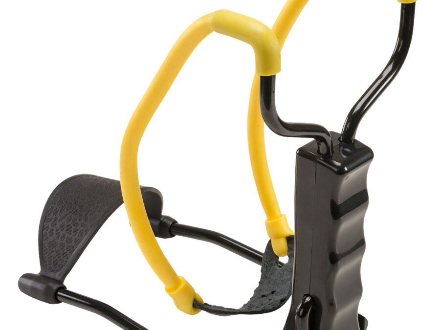 Umarex USA 2219000 NXG ST11 Compact Slingshot Yellow Rubber Powerband Black Molded Handle