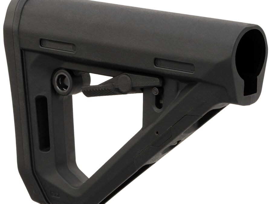 Magpul MAG1377BLK DT Carbine Stock Black Synthetic for AR-15, M16, M4 with Mil-Spec Tube (Tube Not Included)