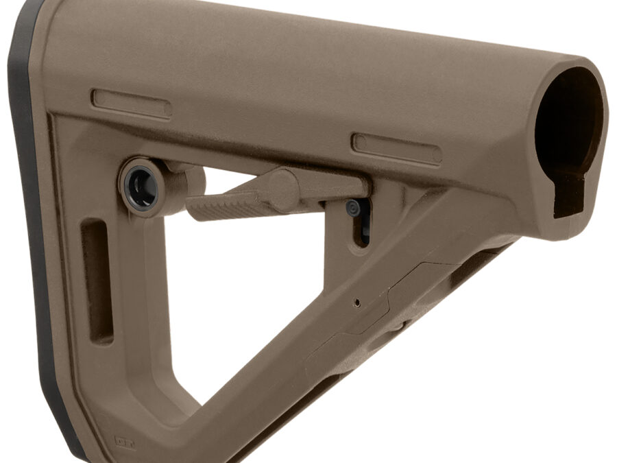Magpul MAG1377FDE DT Carbine Stock Flat Dark Earth Synthetic for AR-15, M16, M4 with Mil-Spec Tube (Tube Not Included)