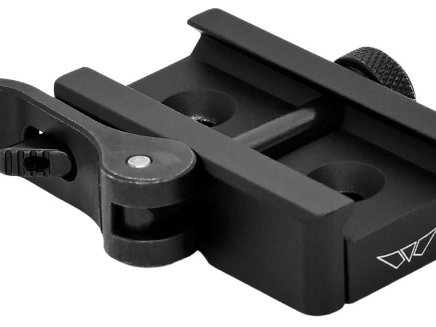 Warne 7958M Picatinny Rail Adapter Skyline Black Anodized Aluminum/Steel