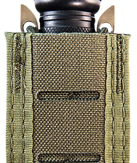 High Speed Gear 41PT00OD TACO Duty Single Pistol Mag, OD Green Nylon with MOLLE Exterior, Fits MOLLE & 2" Belt