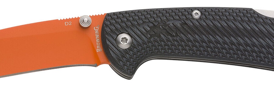 Browning 3220499 Back Country  Small Fixed Deep Belly Skinner Plain D2 Steel Blade/G10 Handle