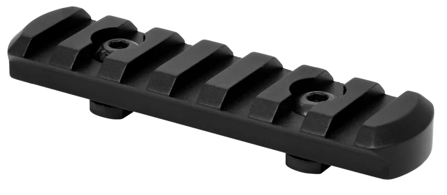 Warne 6203M M-LOK 7-Slot Black Anodized Aluminum