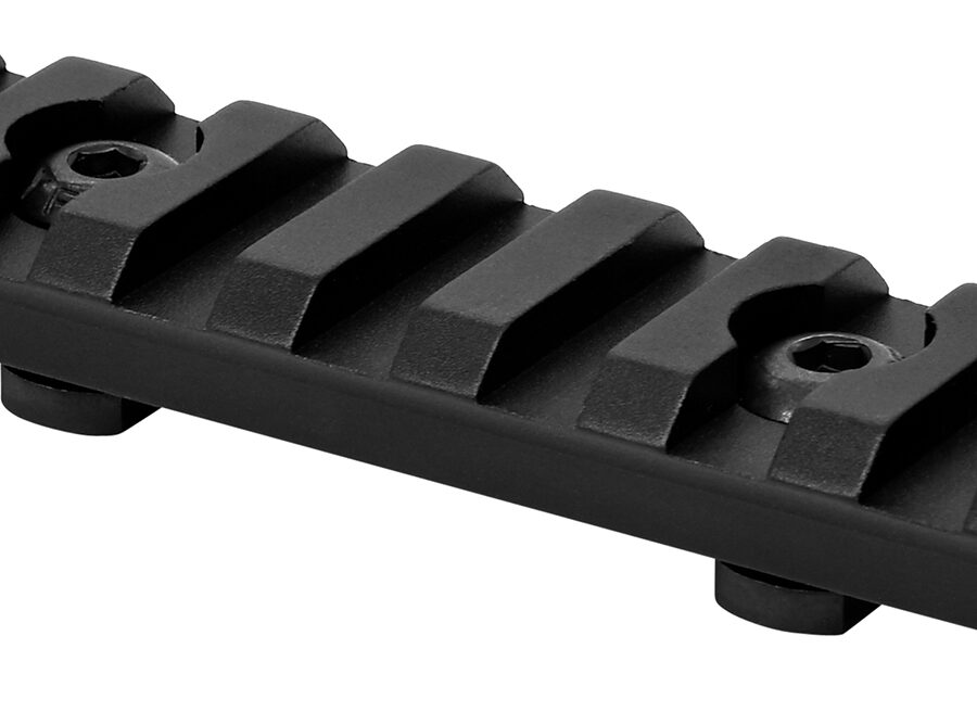 Warne 6203M M-LOK 7-Slot Black Anodized Aluminum