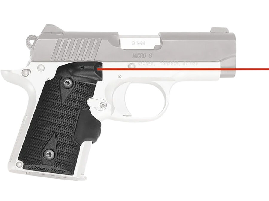 Crimson Trace 0152601 LG-409 Lasergrips  Black Red Laser Kimber Micro 9