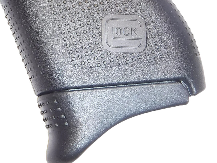 Pearce Grip PG43 Grip Extension  made of Polymer with Black Finish & 3/4" Additional Length for  Glock 43