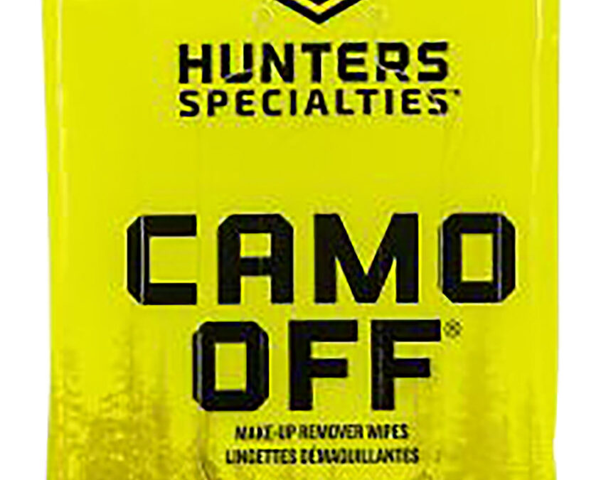 Hunters Specialties HS00299 Camo Off Makeup Remover 7" x 4" 30 Wipes