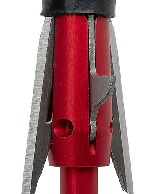 Tenpoint HEA8043 Nemesis Broadhead Chisel Tip 420 Stainless Steel Blades Red 100gr 3Pack
