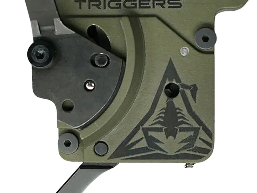 Rise Armament RA740 Reliant Trigger Black/Green Curved