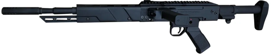 Rhineland Arms GDFG9GLK15BK FG-9  Carbine 9mm Luger 15+1 16" Black Threaded Barrel, Black Picatinny Rail Aluminum Receiver, Black Synthetic Stock