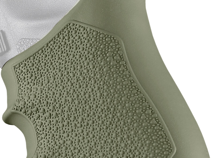 Hogue 17041 Grip Sleeve Handall Beavertail OD Green Rubber
