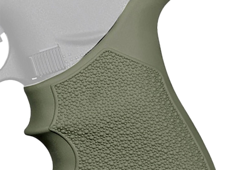 Hogue 18211 Grip Sleeve Handall Beavertail OD Green Rubber