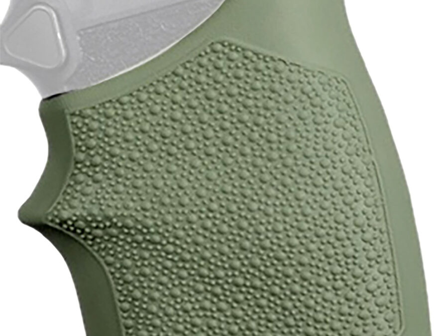 Hogue 18711 Grip Sleeve Handall Beavertail OD Green Rubber