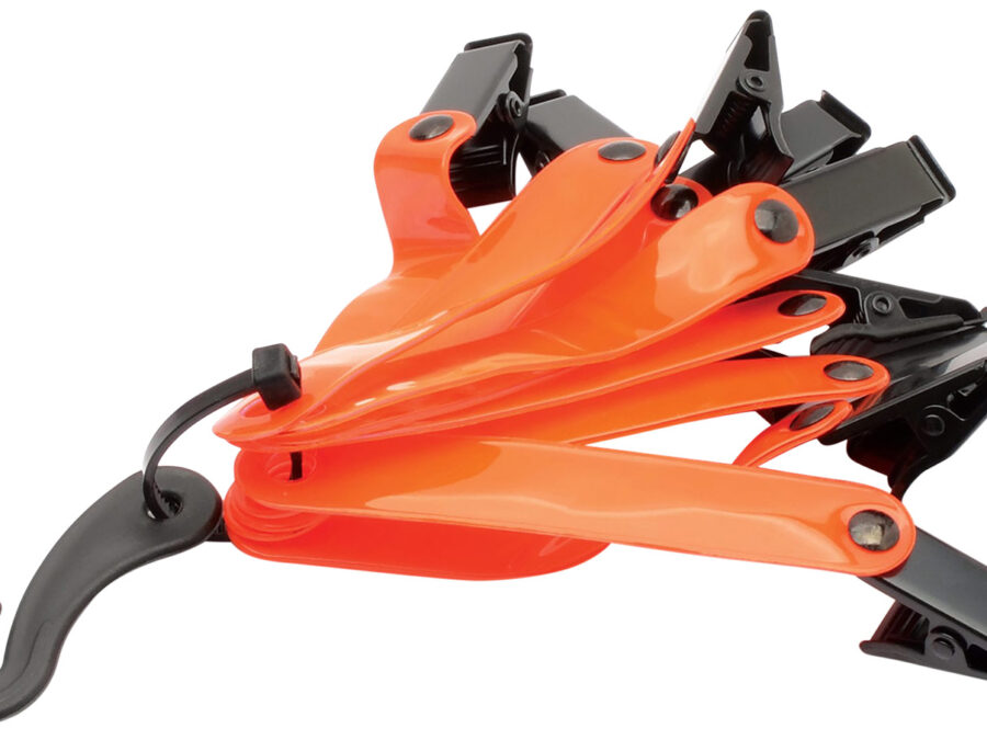 HME OTM-3 Trail Marking  Orange Vinyl 3" Includes Heavy Duty Metal Clip 10 Pack