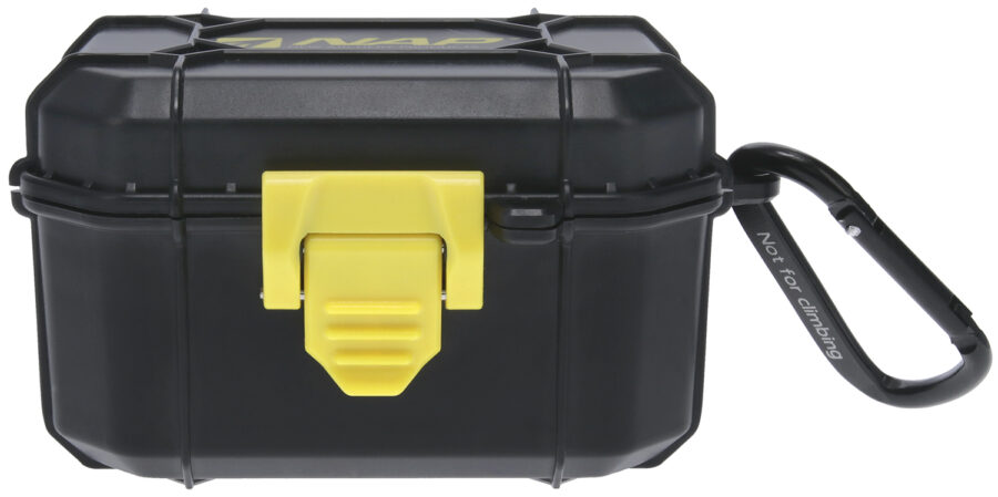 NAP NAP-BHDCASE Broadhead Case Black/Yellow Aluminum