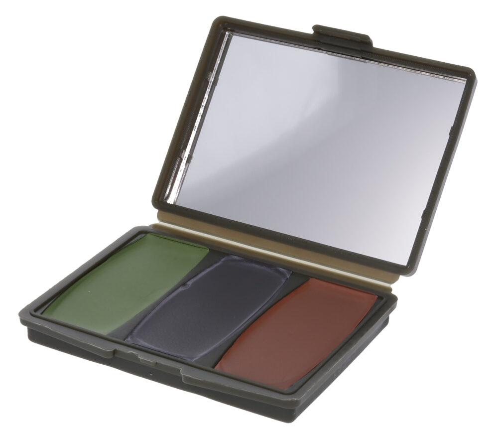 Hunters Specialties 00260 Camo-Compac 3 Woodland Makeup Kit Black/Brown/Green