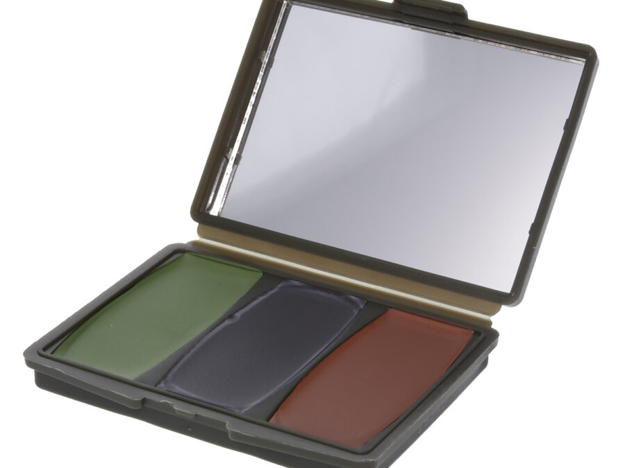 Hunters Specialties 00260 Camo-Compac 3 Woodland Makeup Kit Black/Brown/Green