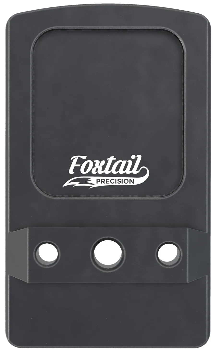 Foxtail Precision 100014 Rear Sight Dovetail Optic Adapter Plate for non MOS Glock  Black Anodized Glock Non MOS