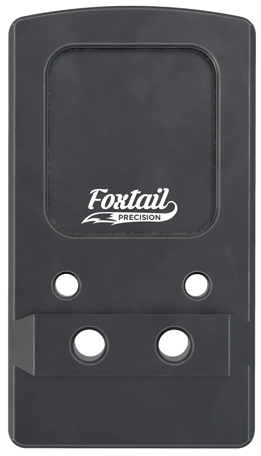 Foxtail Precision 100015 Rear Sight Dovetail Optic Adapter Plate for non MOS Glock  Black Anodized Glock Non MOS