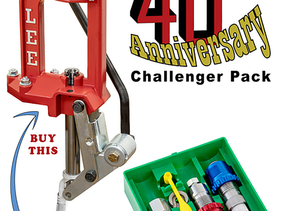 Lee Precision 92130 Challenger Press 40th Anniversary w/Breech Lock 38 special Dies