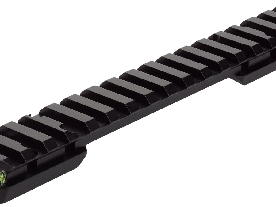 Browning 12524 Picatinny Rail w/Bubble Level Matte Black Aluminum Fits X-Bolt Anti-Cant/Picatinny Rail Mount Long Action 20 MOA