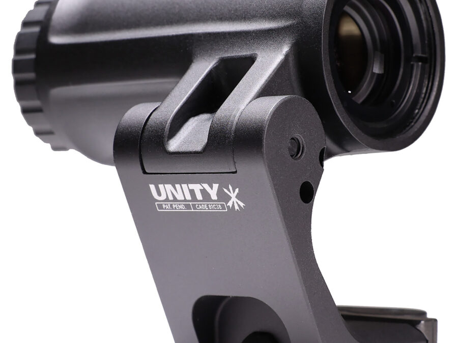 Unity Tactical LLC FSTM4B FAST FTC 4X Magnifier Black Anodized