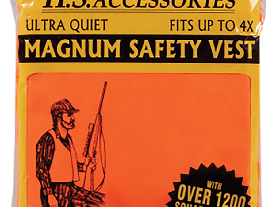 Hunters Specialties HS02002 Safety Vest Magnum Fits up to 4XL Chest Orange