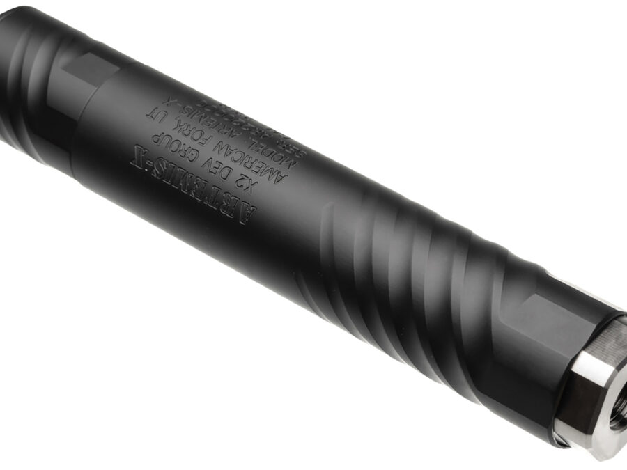 JACOB GREY FIREARMS JG22SV1 Artemis X 22LR 1.15" 6AL-4v Titanium Baffles/ 7075-T6 Aluminum Body 1/2"x28 tpi