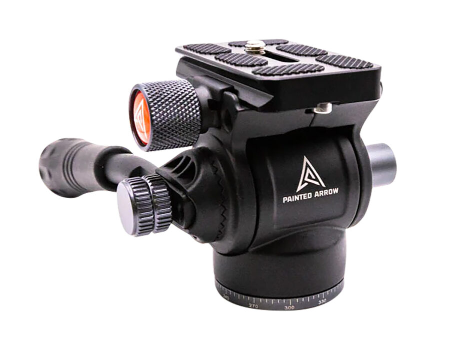 Painted Arrow MAGFH1 FH1 Tripod Fluid Head Black