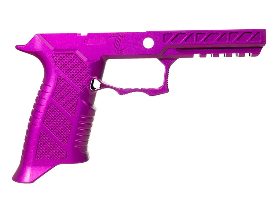 Timber Creek Outdoors SSP320PROGMPP  Pro Grip Module Purple Anodized Fits Sig P320