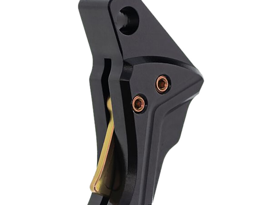 Tyrant CNC TDGTRIG5BLACKGOLD I.T.T.S Trigger/Shoe Black Glock Gen5