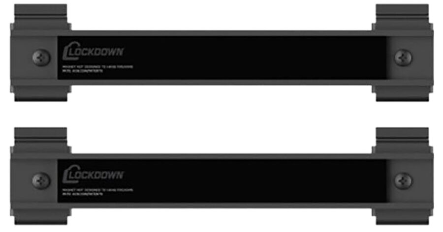 Lockdown 1215349 Securewall  Black 8" Steel 2 Pack