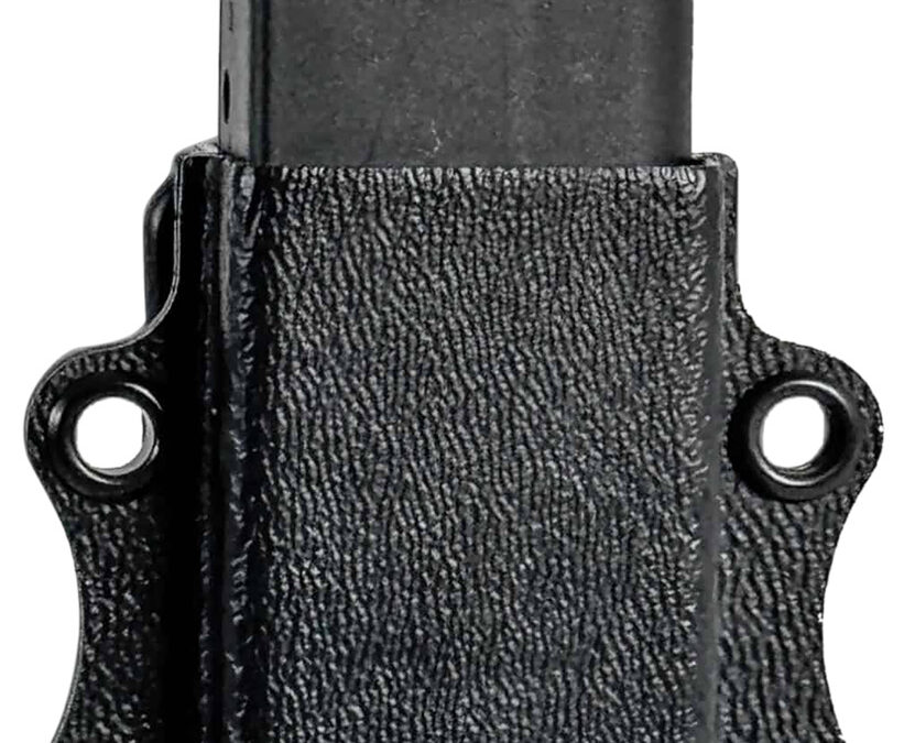 1791 Gunleather TACMAGIWB1.2BLKA Kydex Micro Compact Mag Carrier IWB Black Belt Clip Mount