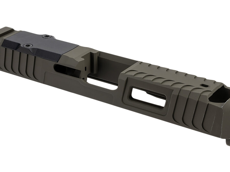Zaffiri Precision ZPS.B.43.OD ZPS.IBS Custom Slide Fits Glock 43/43x OD Green 17-4 Stainless Steel