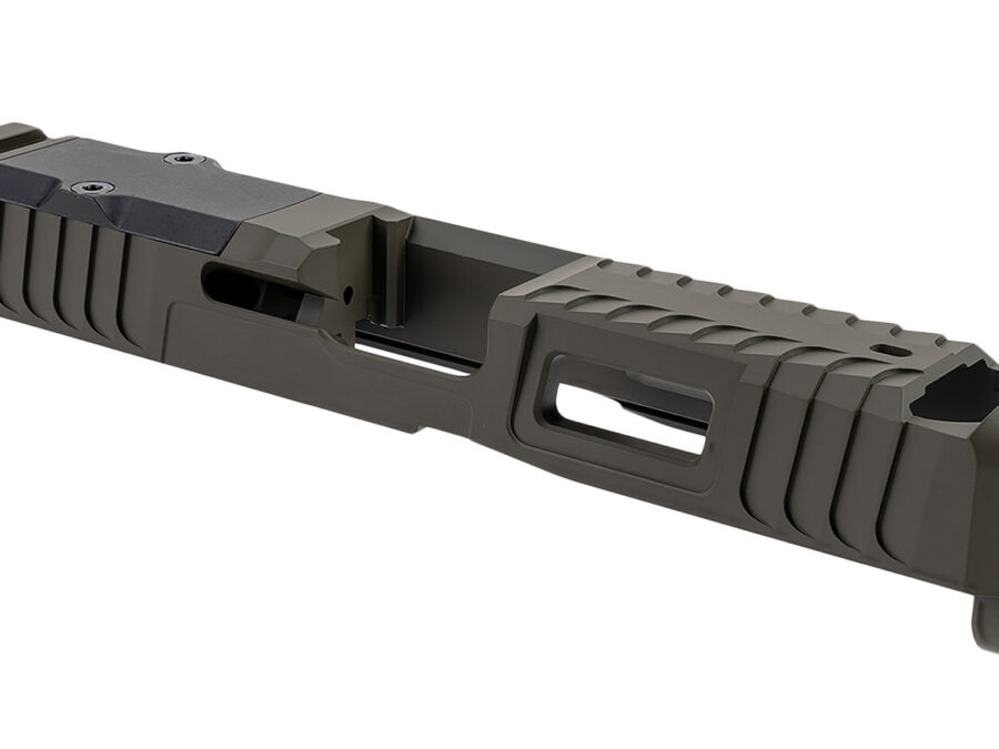 Zaffiri Precision ZPS.B.19.G5.OD ZPS.IBS Custom Slide Fits Glock 19 Gen 5 OD Green 17-4 Stainless Steel